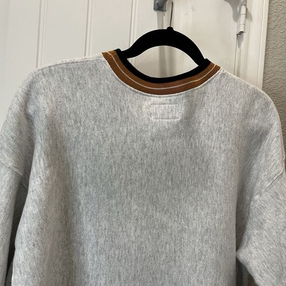 VTG Legends Athletic University of Texas UT Embroidered Ringer Sweatshirt Size L - Picture 10 of 11